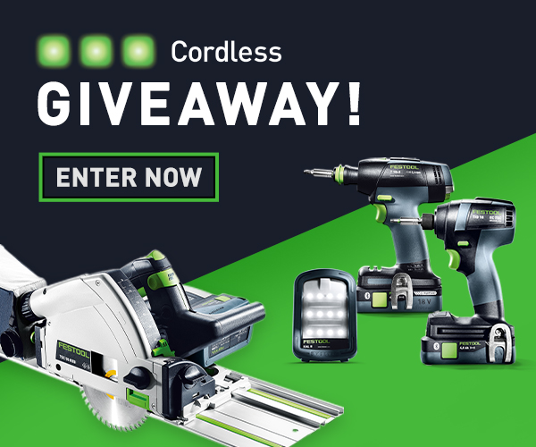 FESTOOL CORDLESS GIVEAWAY March 2023